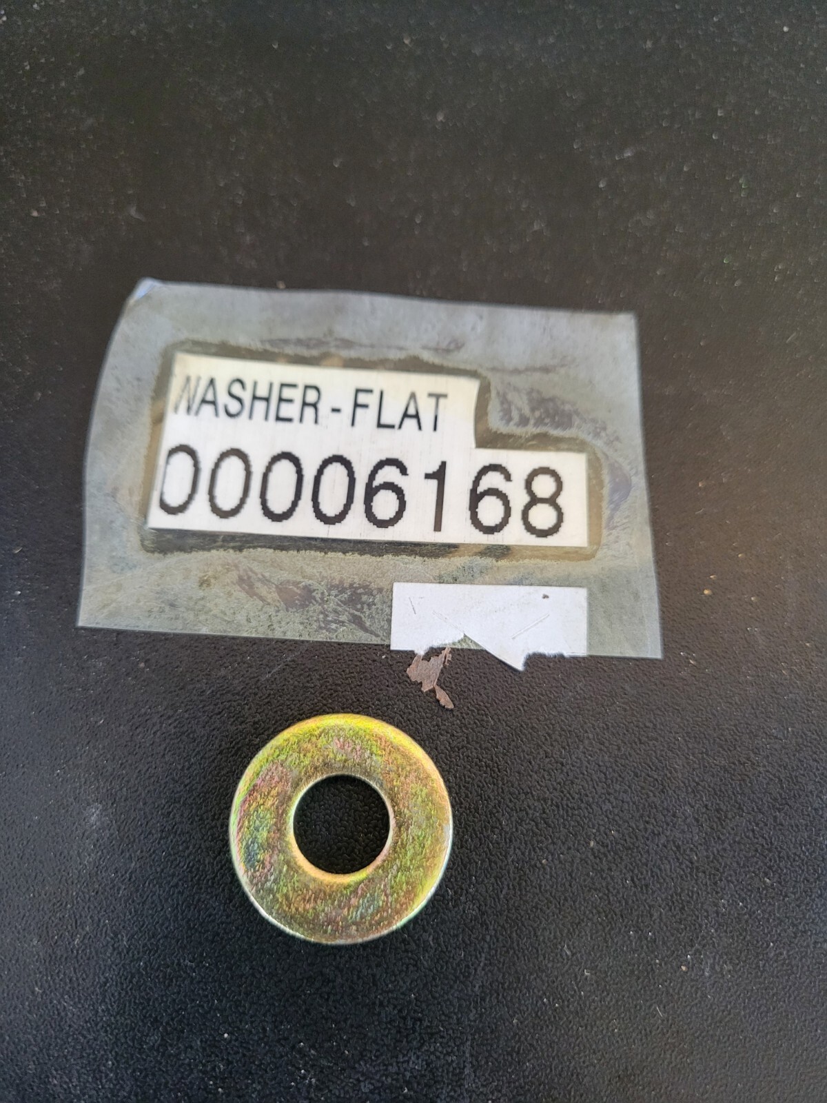 MTD, CUBCADET/ Flat Washer # 00006168/ Location Bin 011