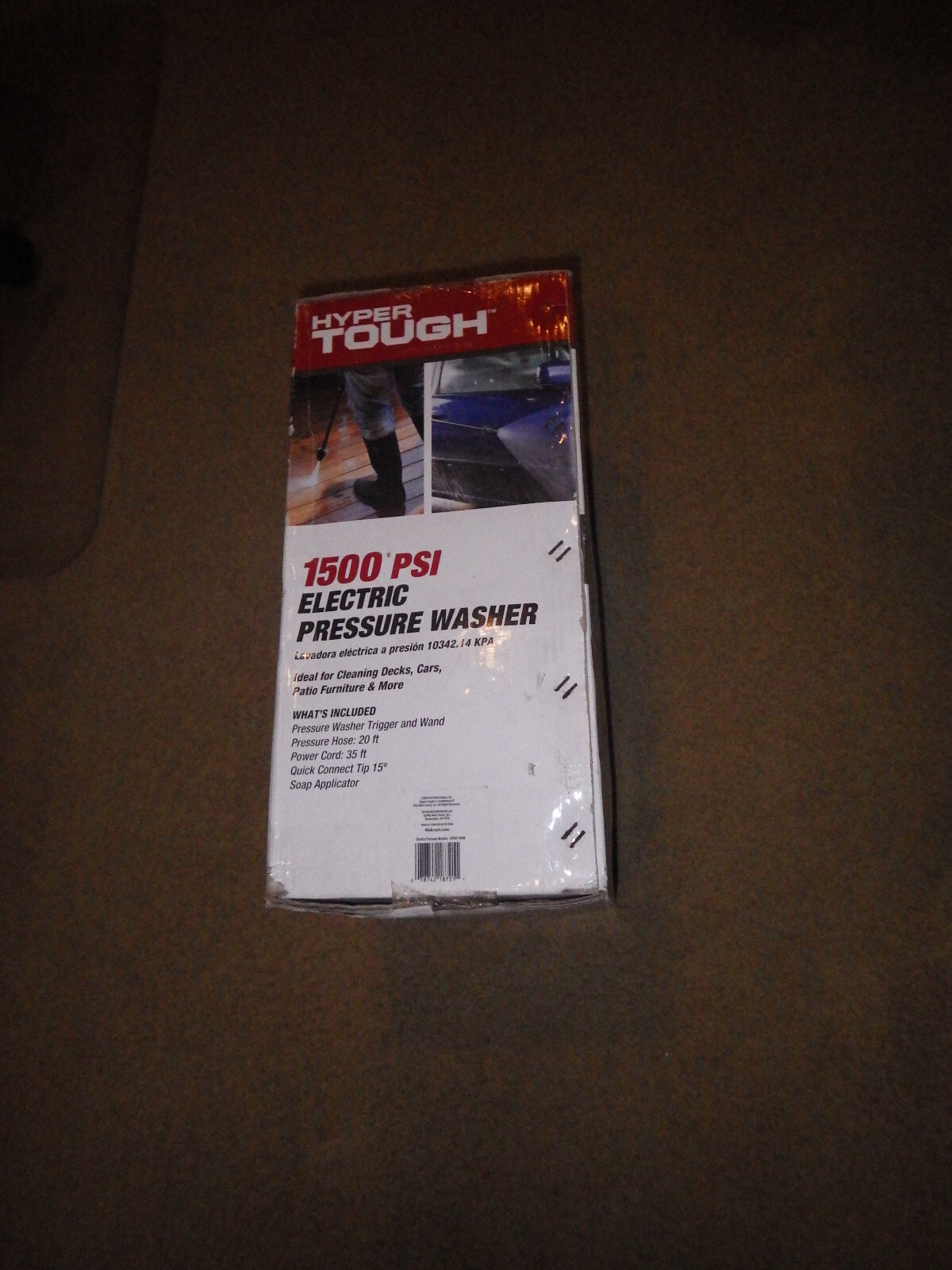 Hyper Tough 1500 psi electric pressure washer Brand New Unopened