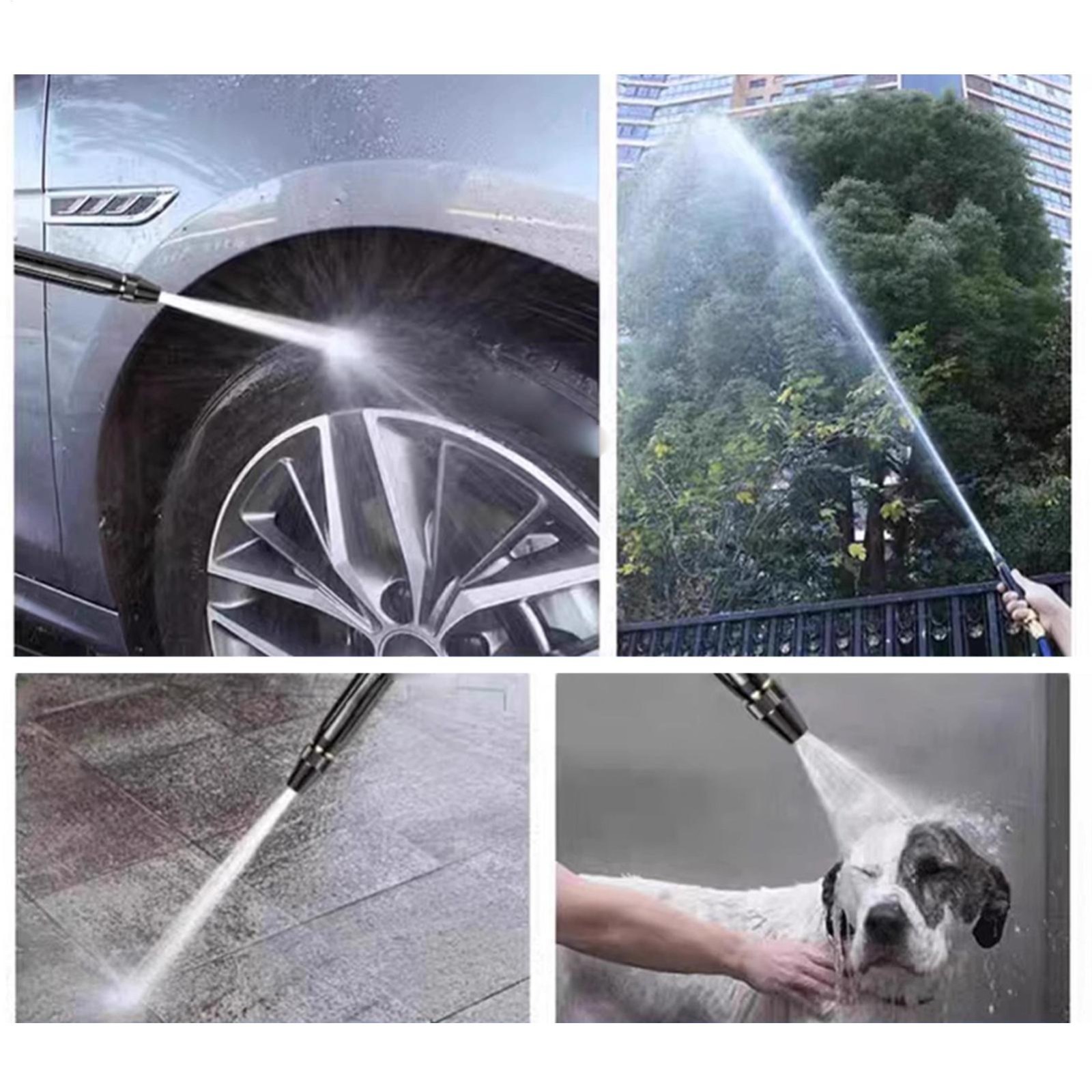 Larnto High Pressure Hose Nozzle Water Gun for Car Wash Garden Pressure Booster