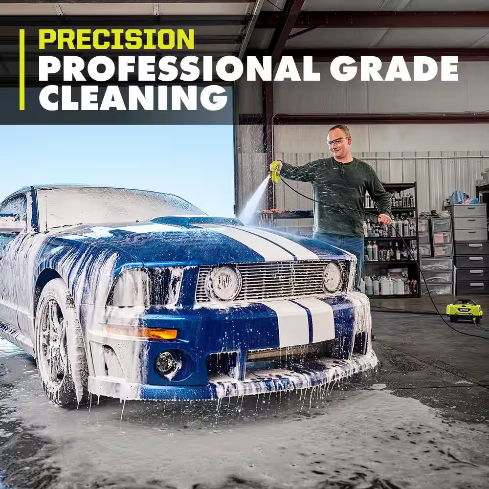 1800 PSI 1.2 GPM Cold Water Corded Electric Pressure Washer with Premium Foam Bl