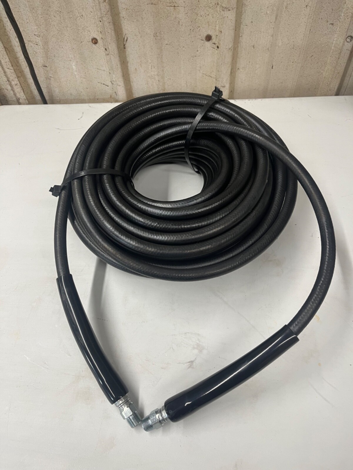 50′ Pressure Washer Hose 4,000psi 1-wire 3/8″MPT Swivel End’s