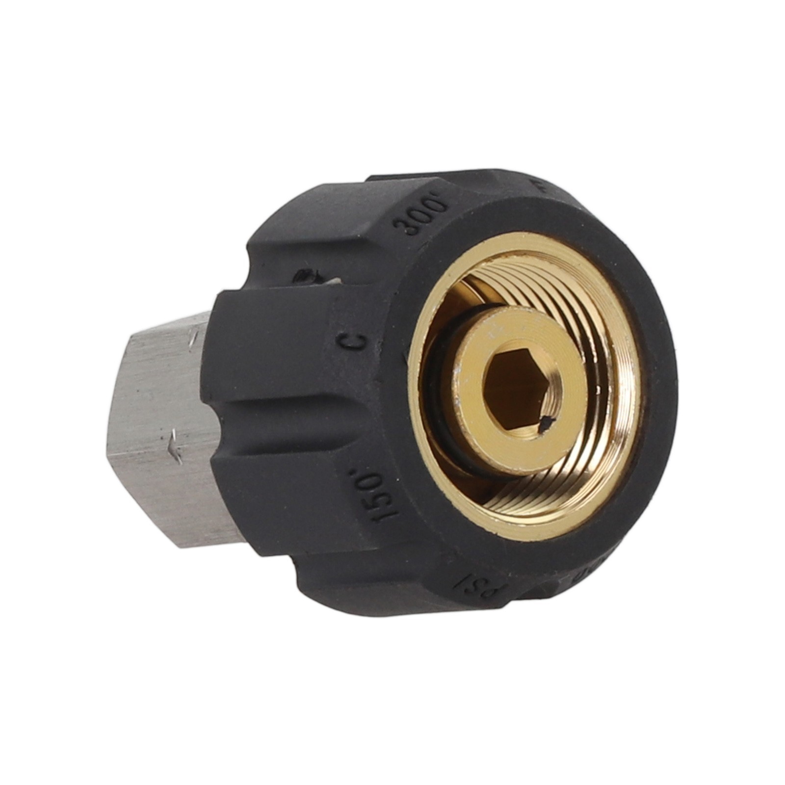 Stainless Steel Fitting for Pressure Cleaner M22 1415mm Female to 3/8 Female