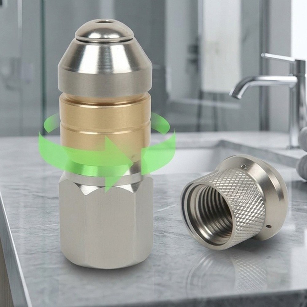 2 in 1 Cleaning Nozzle Set Stainless Steel for 1/8 Inch Pressure Washers