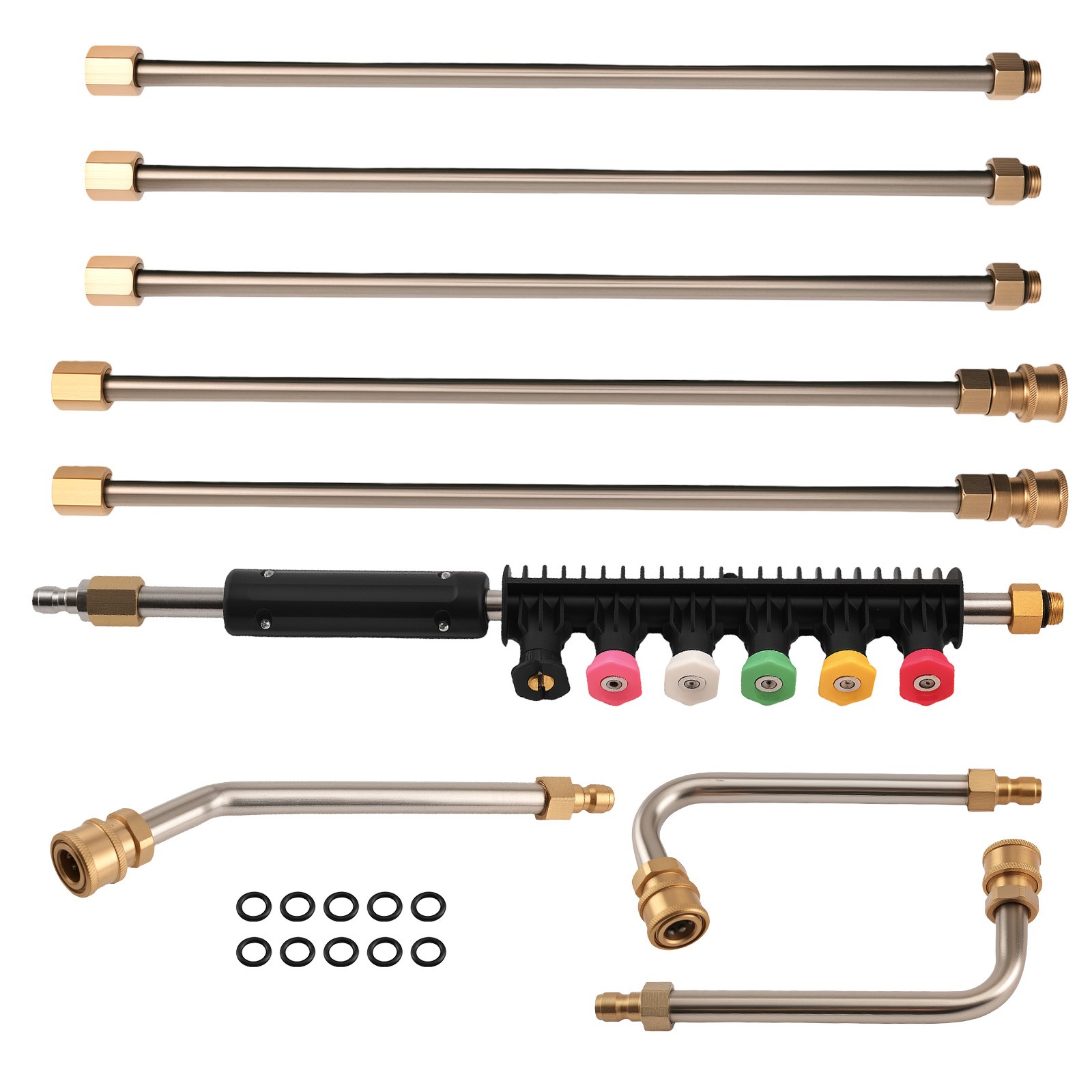 4000PSI High Pressure Washer Extension Wand Replace Lance Gutter Cleaner Kit