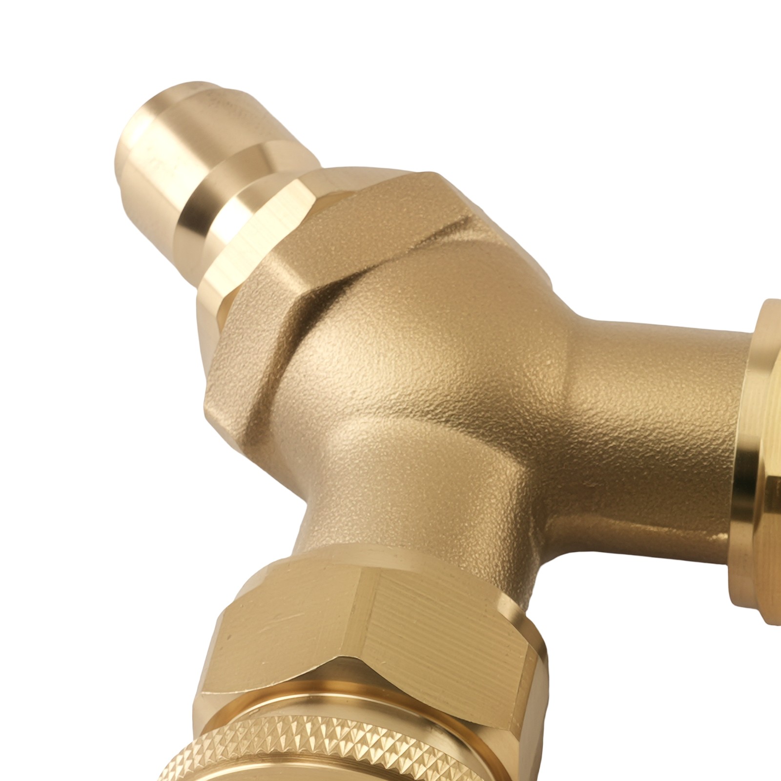 3/8” Pressure Washer Tee Splitter Coupler Y-Shape Two Gun to One Power Washer