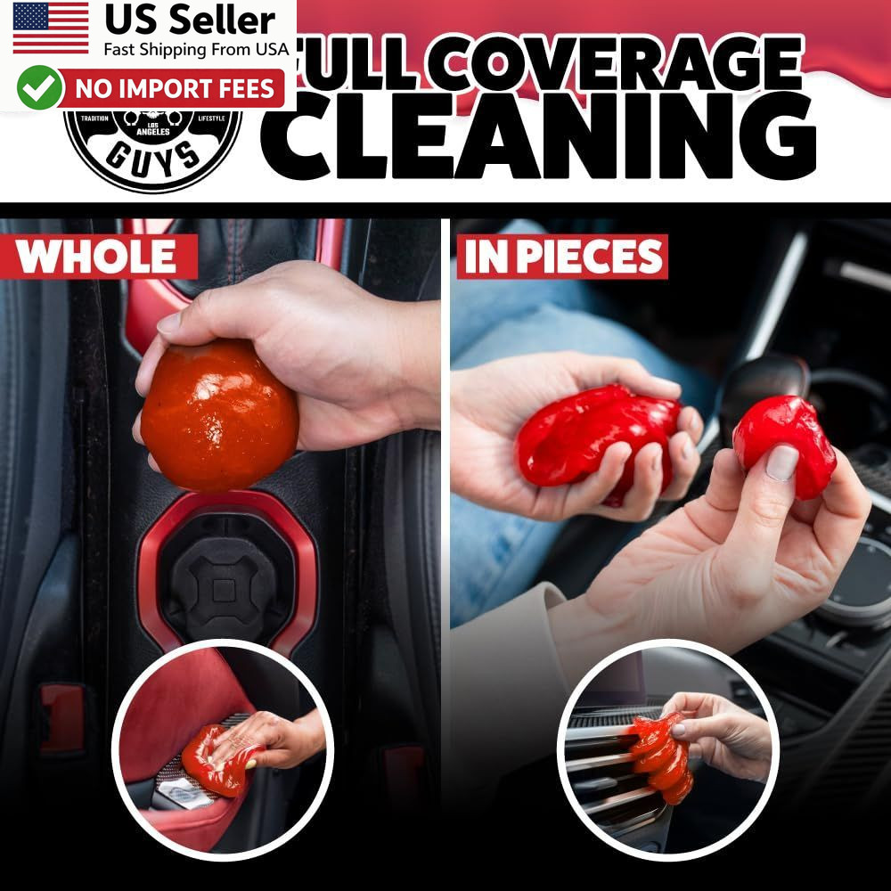 Chemical Guys Sticky Icky Car Cleaning Gel Strawberry Dust Cleaner 4 Pack USA
