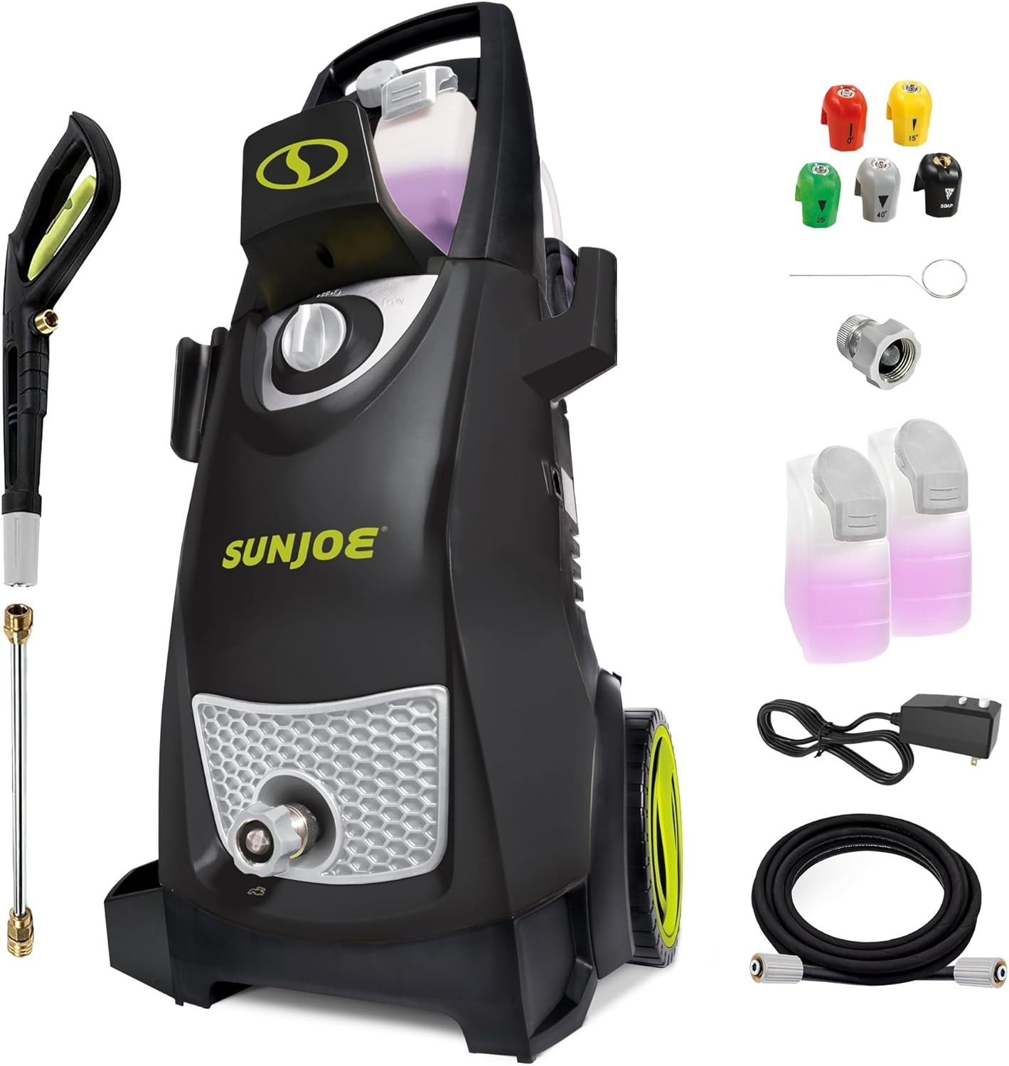 Sun Joe SPX3000 Electric Pressure Washer 2030 PSI 1.2 GPM Dual Soap Tanks