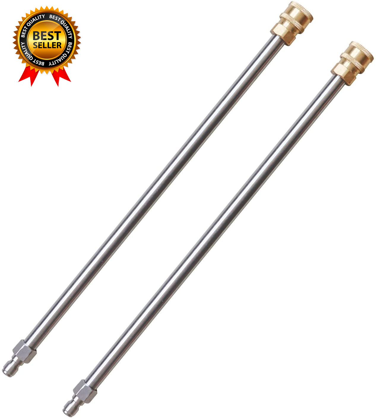 Pressure Washer Extension Wand, 17 Inch Stainless Steel with 1/4″ Quick