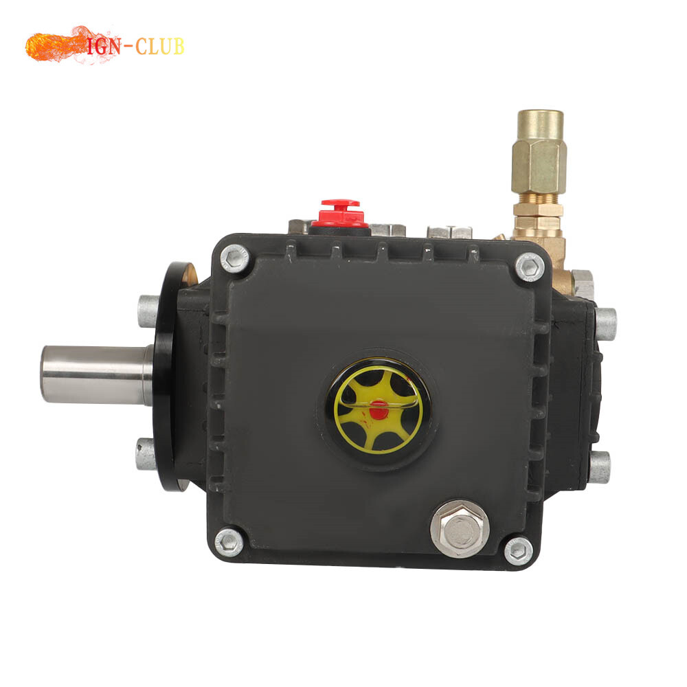 Pressure Power Washer Pump 24mm Solid Shaft 3600 PSI 4.9GPM Belt Drive