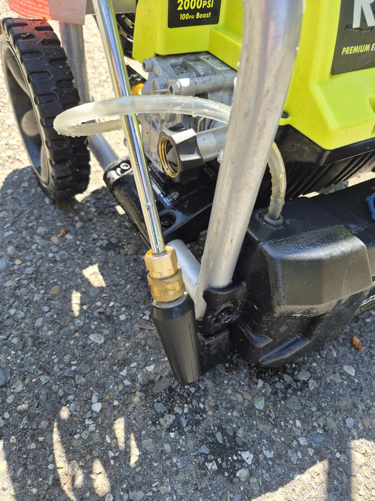 Ryobi 2000 PSI 1.2 GPM Corded Electric Pressure Washer w/ Hose Spray Gun