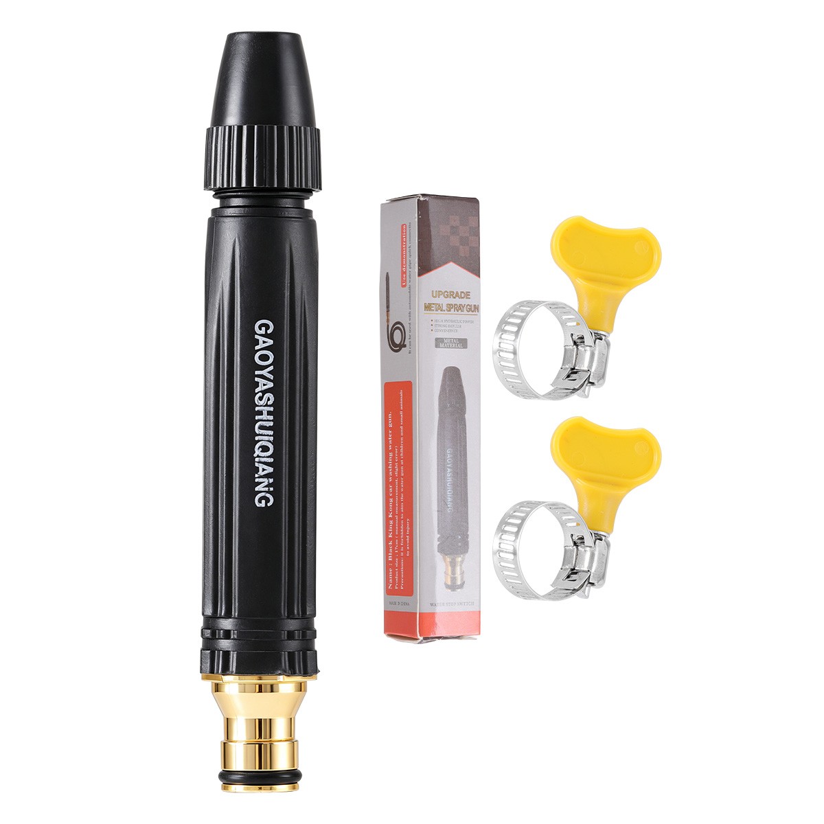 10Pcs 11Bar High Pressure Hose Nozzle Water Gun Car Wash Garden Pressure Booster