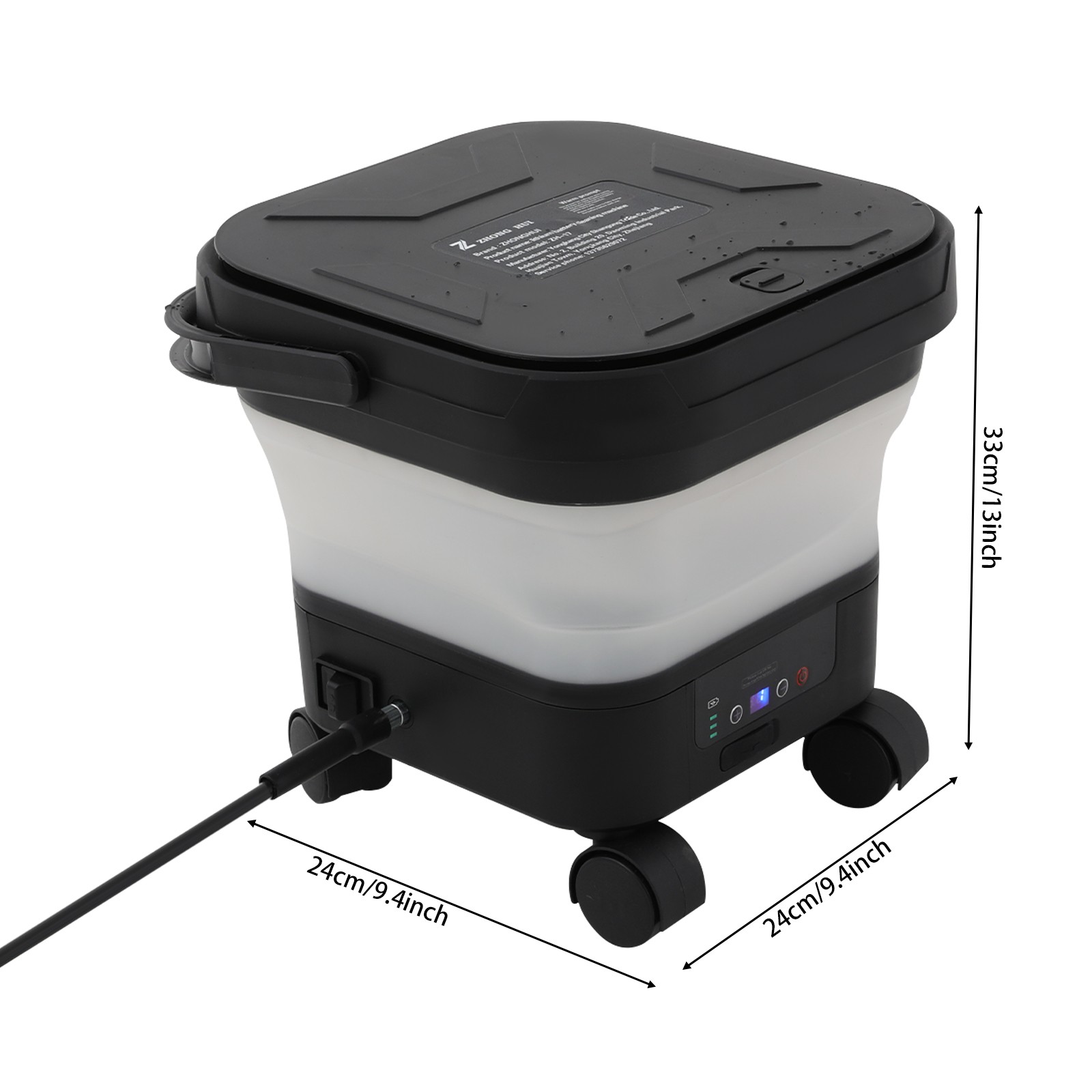 Portable Foldable Sprayer Washer Multifunction Car Wash Machine w/ Water Tank