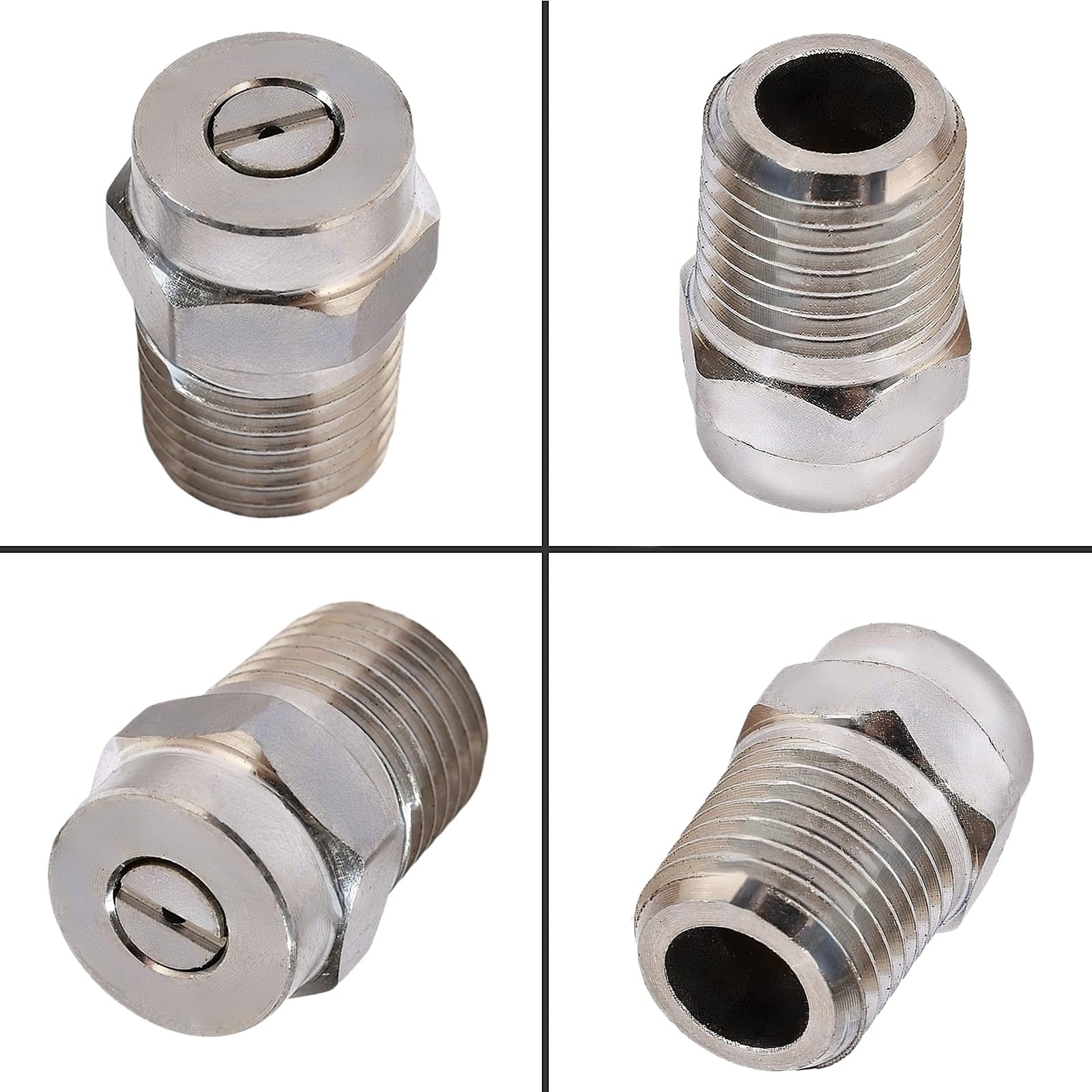 Pressure Washer Threaded Spray Nozzle Tips Universal for Surface Cleaner 40 D…