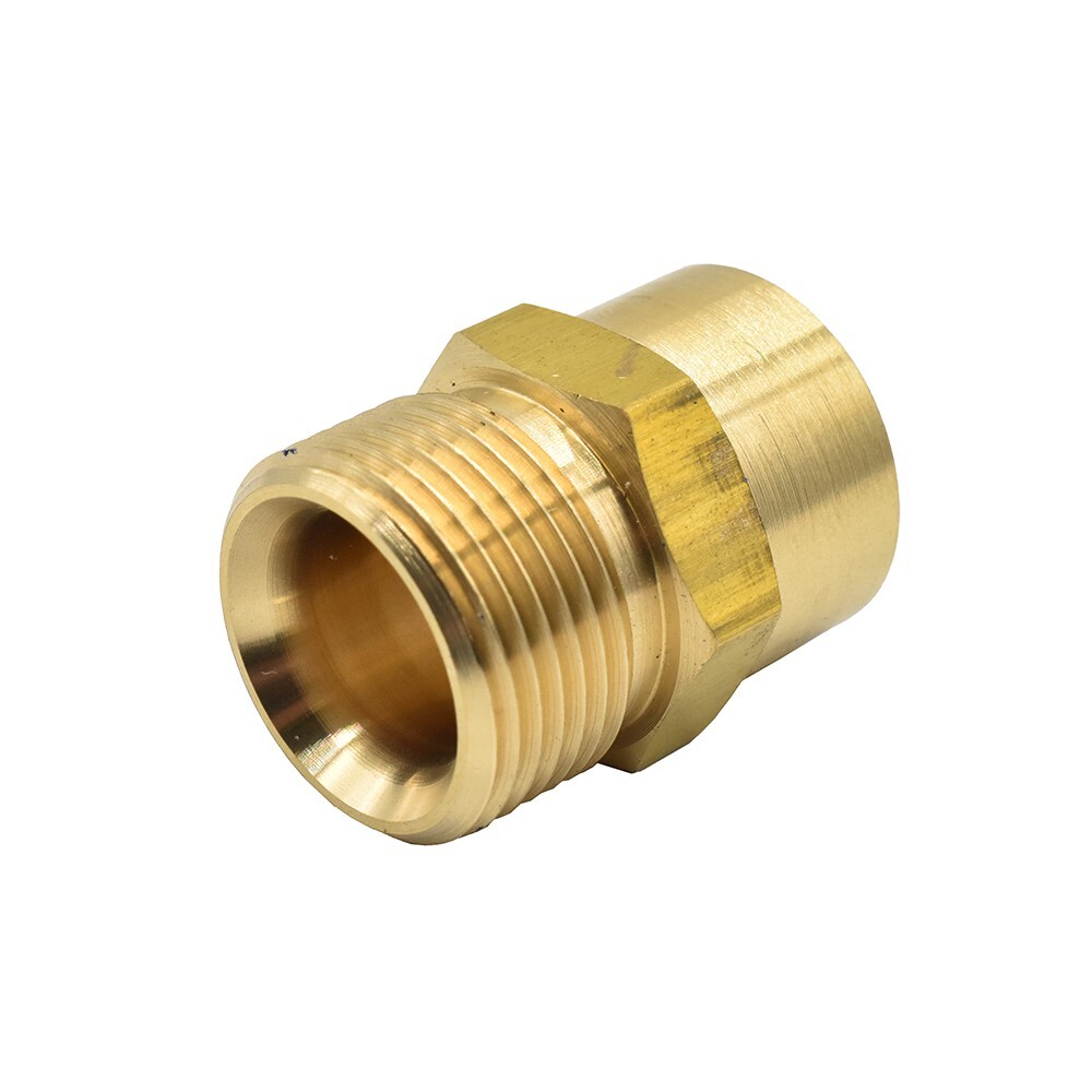 Interstate Pneumatics PW7150 Pressure Washer M22 x 1/4 Inch FNPT Brass Adapter