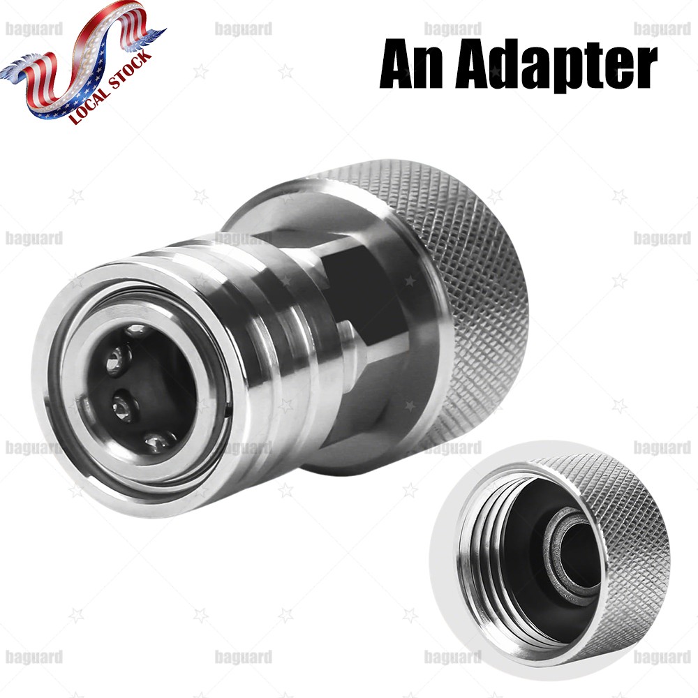 Garden Hose to Pressure Washer Adapter, 3/4″ GHT to 1/4″ Quick Connect Stainl
