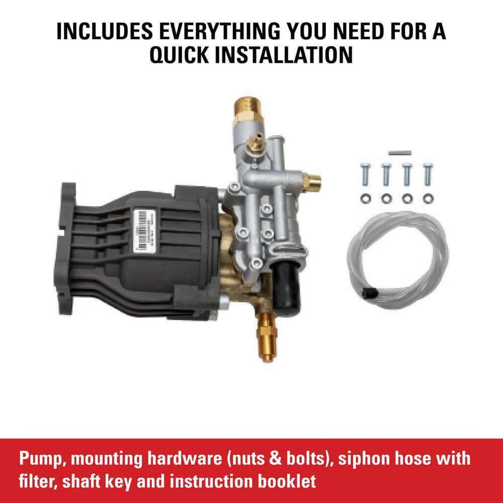 Pressure Washer Axial Cam Pump Kit 3400 PSI 2.5 GPM Horizontal OEM Technologies