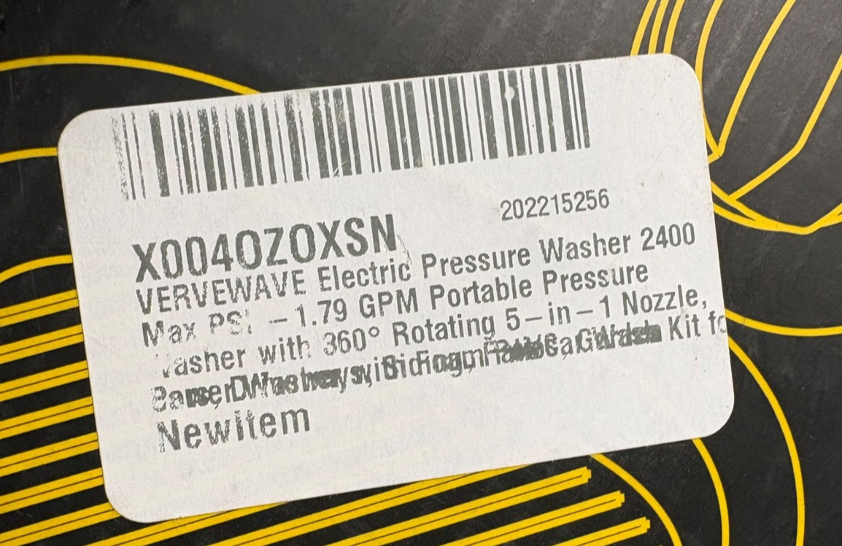 Electric Pressure Washer Portable Washer with 360* Rotating 5-in-1