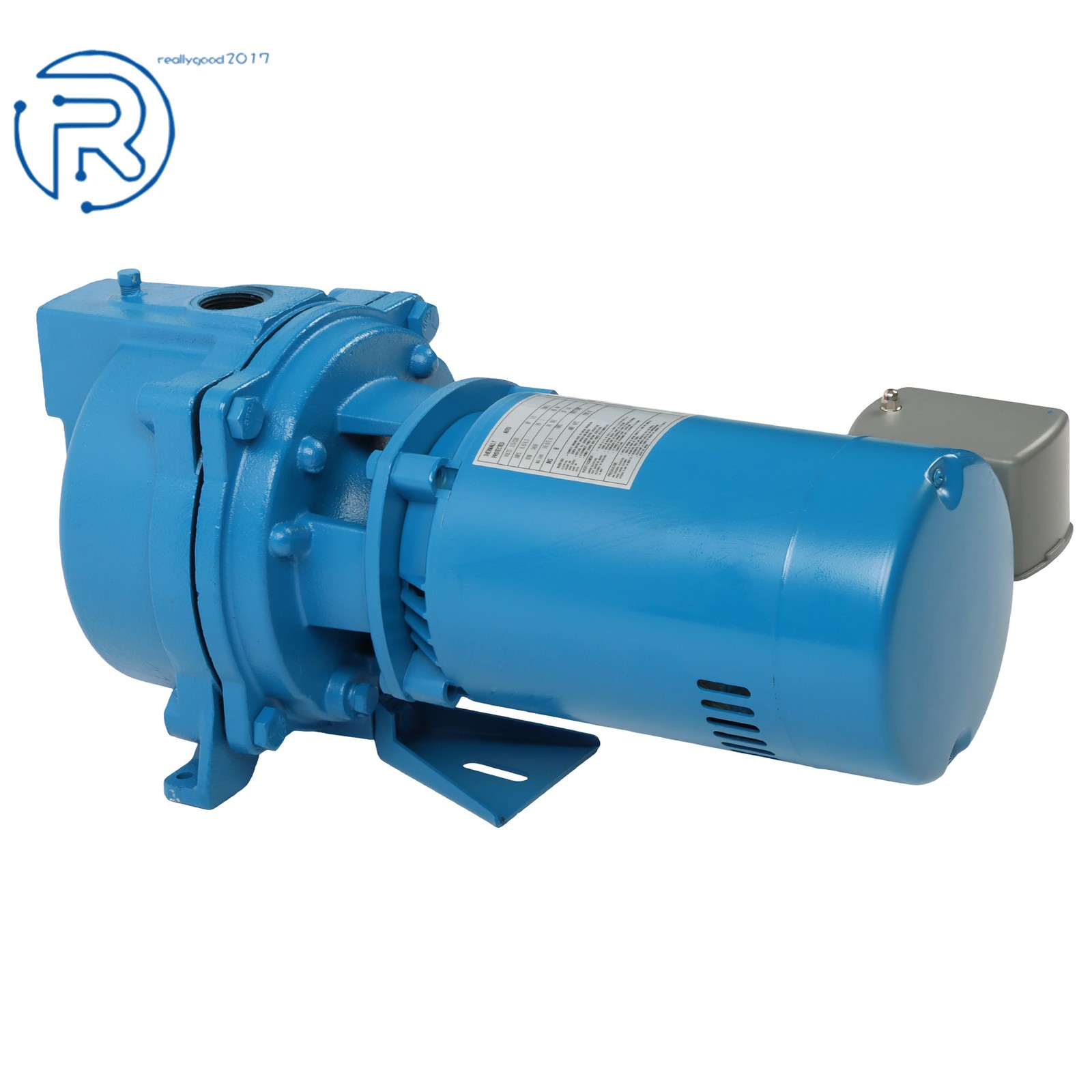 115/230V Dual Voltage J5S Shallow Well Jet Pump 1/2 HP 16.5 GPM, Cast Iron