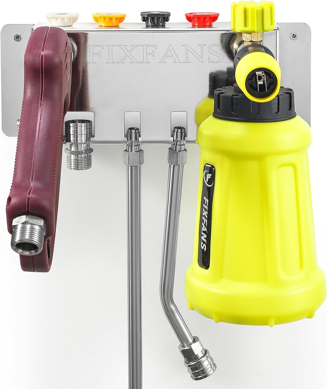 Pressure Washer Foam Cannon Holder, Wall Mounted | Power Washer Gun Storage,