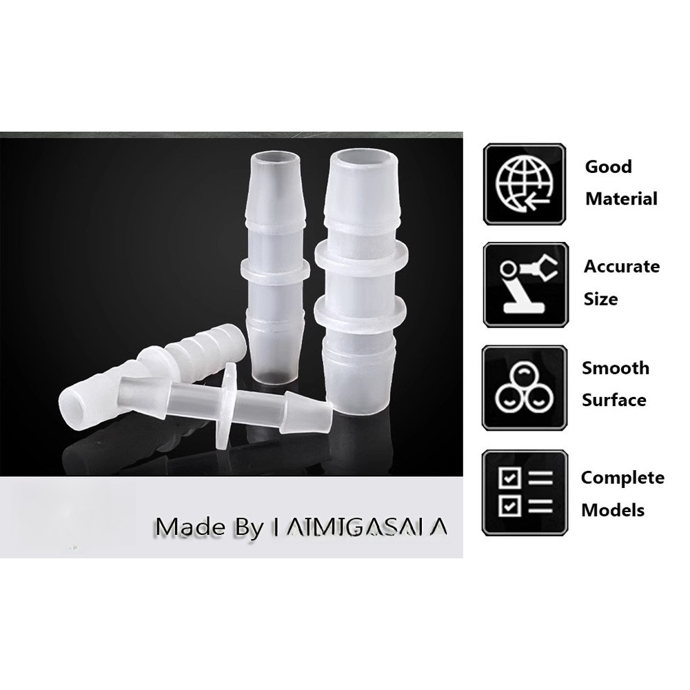 Food-grade Polypropylene Hose Barb Fittings Barbed Connectors Easy Installation