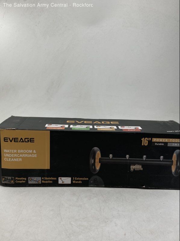 Eveage VG01-UC4.1 Yellow Water Broom And Undercarriage Cleaner Pressure Washer