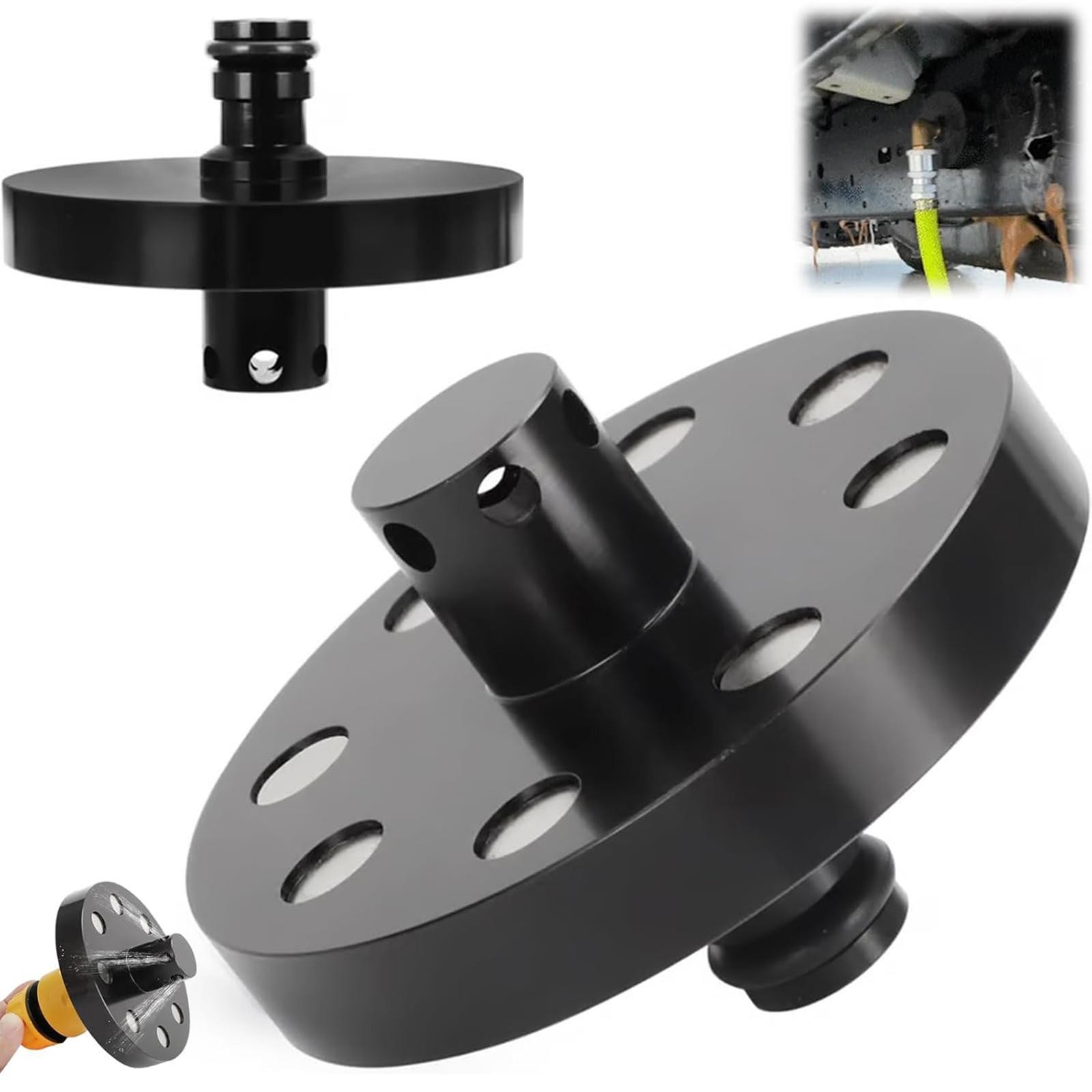 O Ring Chassis Cleaner Flusher with Water Outlet for Garage Car Show Outdoor