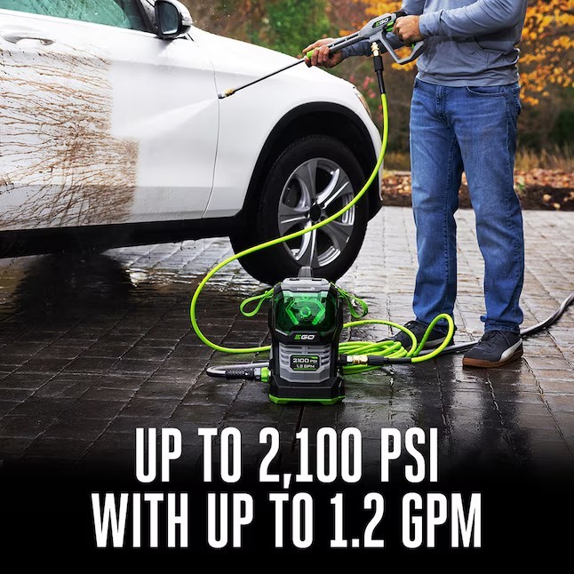 HOT SALE EGO POWER+ Compact 2100-PSI 1.2-GPM Cold Water Battery Pressure washer