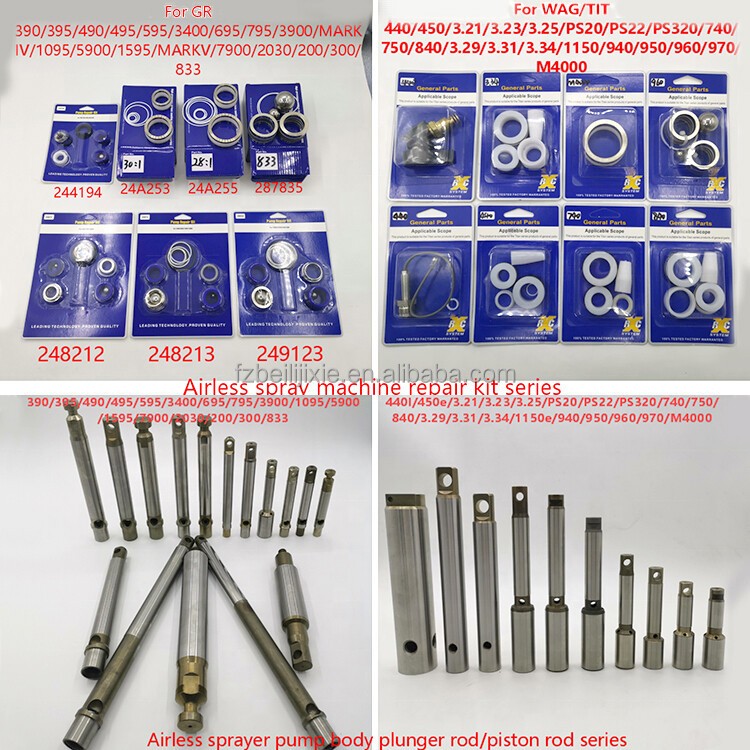 180CC Pneumatic airless sprayer pump Pump body assembly 24B822 for Xtreme X40X70