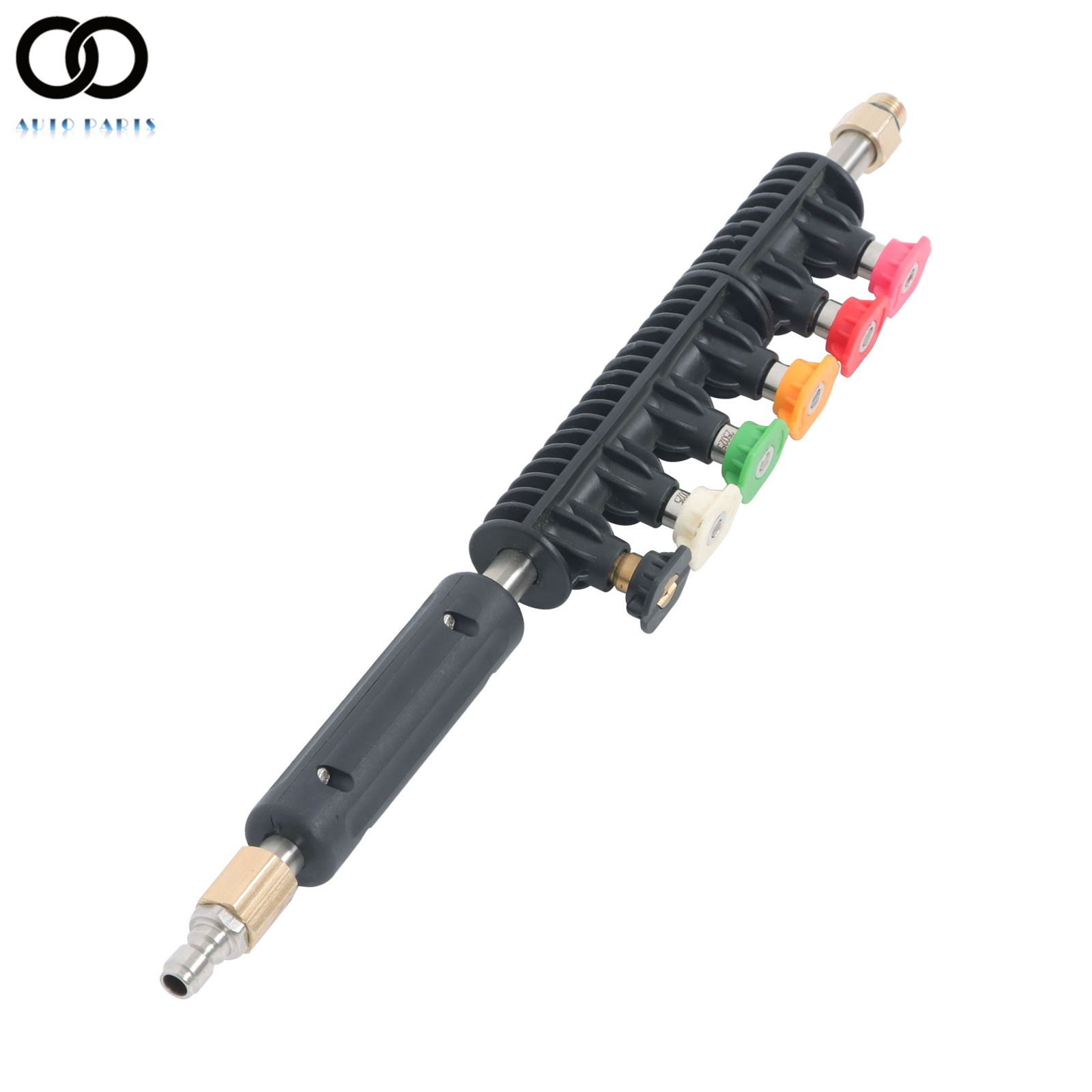 9X Pressure Washer Extension Wand Set 97″ Washer Lance Roof Gutter Cleaning Tool