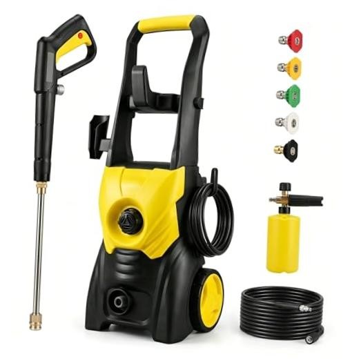 Pressure Washer 2000 PSI Electric Pressure Washer,The Cable Basic style Yellow