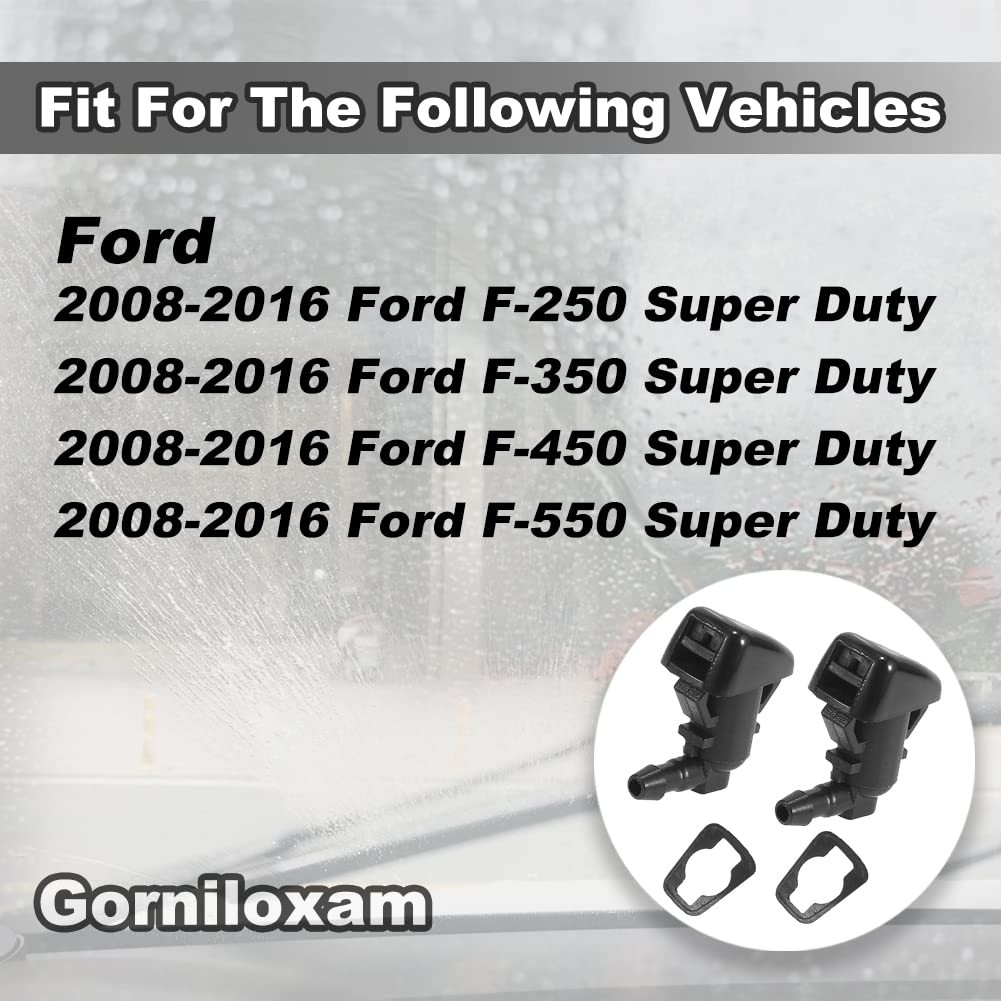 Gorniloxam Windshield Washer Nozzles, Replacement for Ford F250, Replaces…
