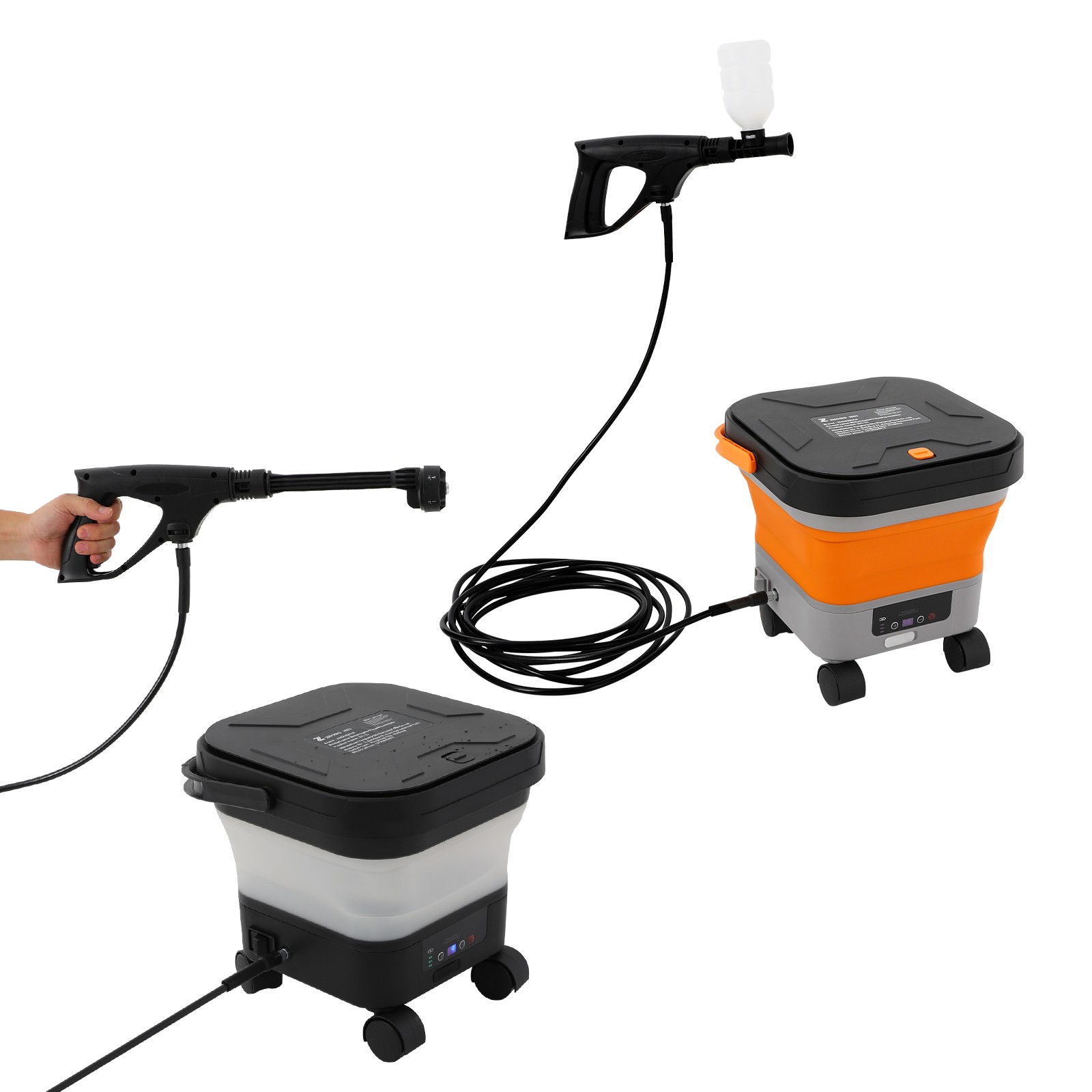 Multifunction Pressure Washer Portable Foldable Sprayer Washer Car Wash Machine