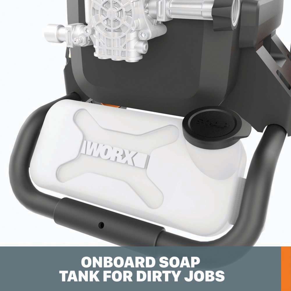 WG607 WORX 13 Amp Brushless 2000 PSI Electric Pressure Washer (1.2 GPM)