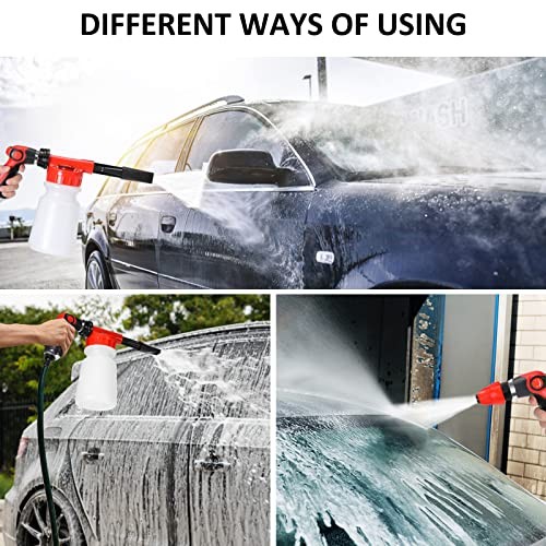 33Pcs Car Wash Detailing Kit Cleaning Kits with Foam Gun Sprayer Brush Large