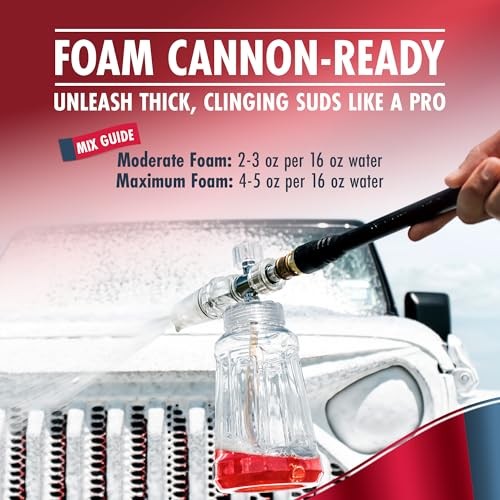 Liberty Foaming Car Wash Soap for Foam Cannon – pH Neutral Car Shampoo for Car