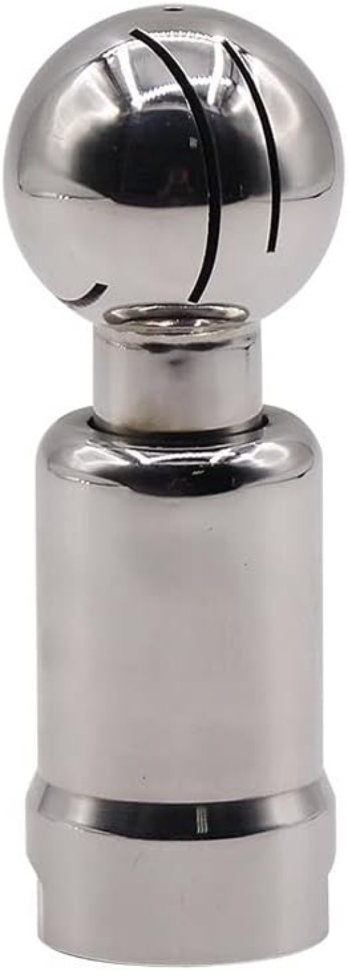 Rotary Spray Ball NPT Female CIP Tank Cleaning Ball 360° Spray Pattern, Stain…