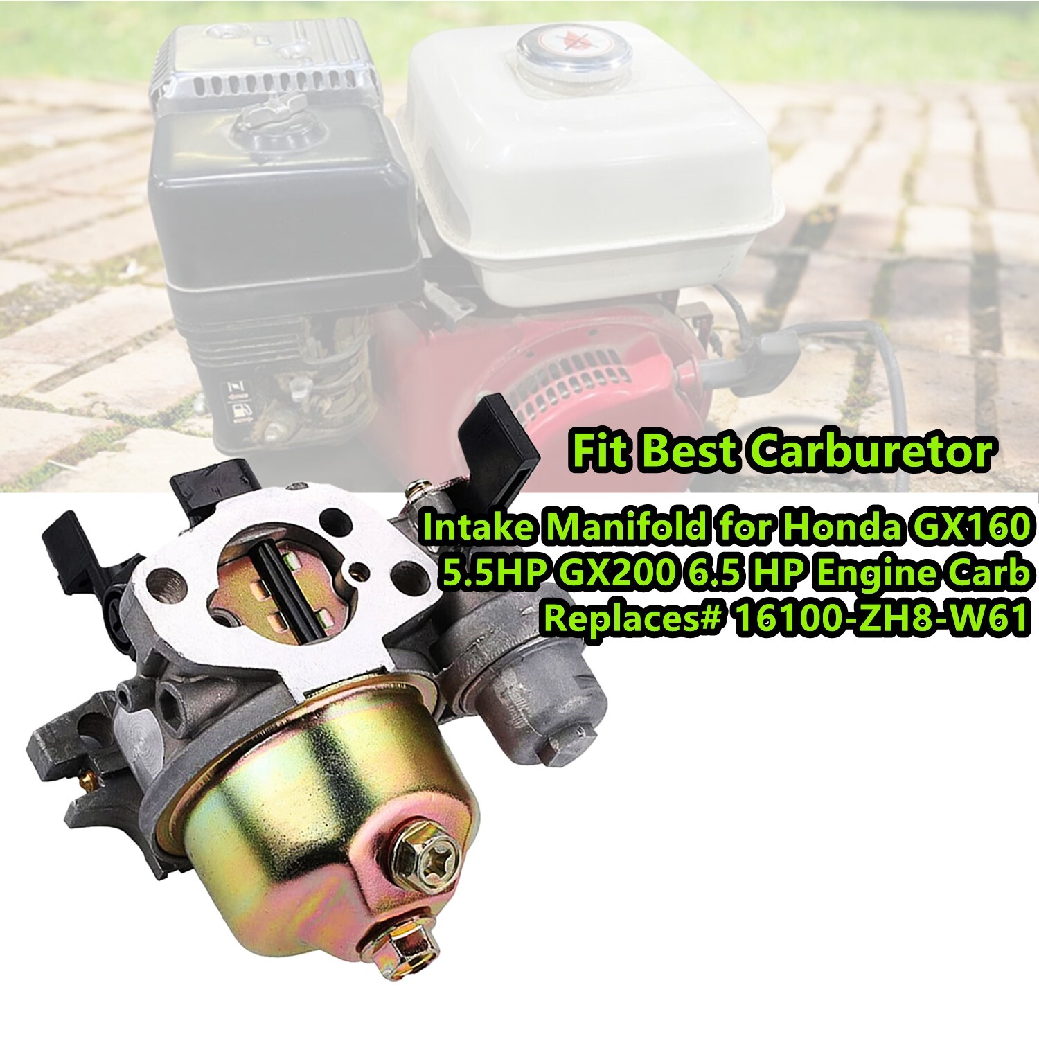 Homelite Pressure Washer Carburetor 179cc 180cc DJ165F 2700PSI 2.3GPM UT80522D