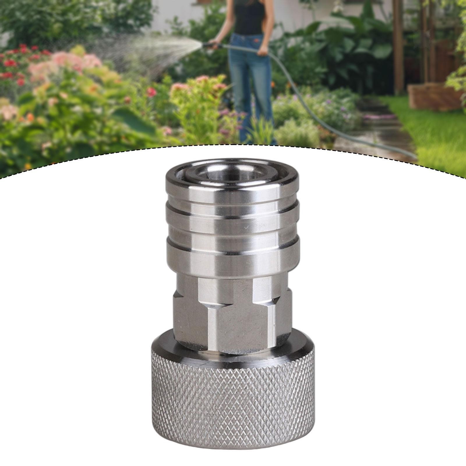 Ght 3/4″ Female to 1/4″ Quick Connect Water Hose to Power Washer Connector