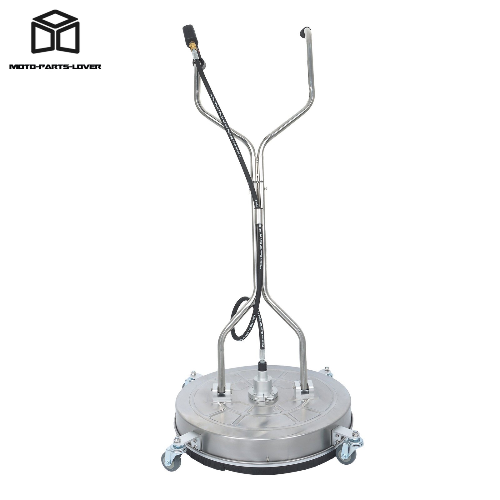 24 Inch Pressure Washer Surface Cleaner w/ Handles & Wheels Quick Connect
