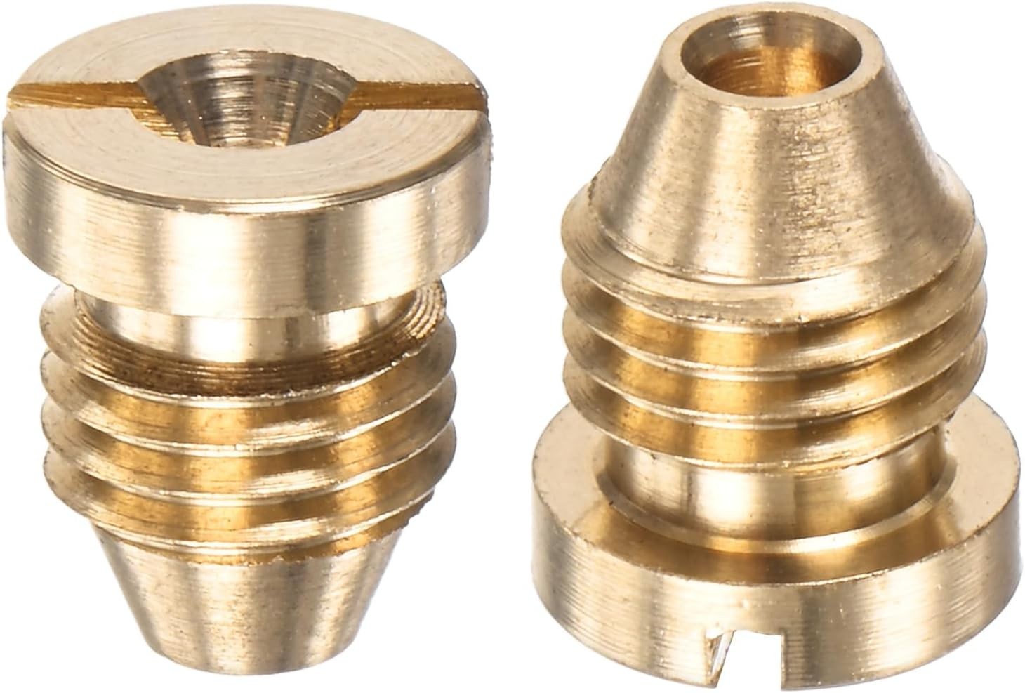 2-Pack Foam Cannon Orifice Nozzle 1.1mm Brass Universal Thread Tips for Snow