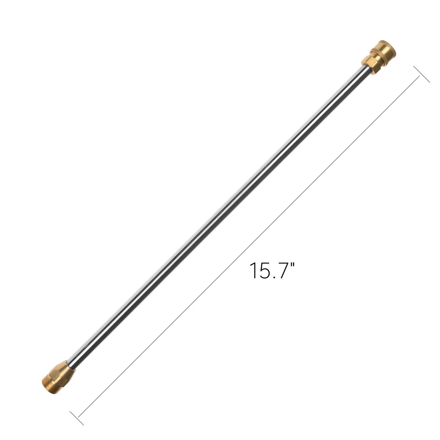 Pressure Washer Wand,Stainless Steel Quick Connect Lance,Spray Wand,16″,5000PSI
