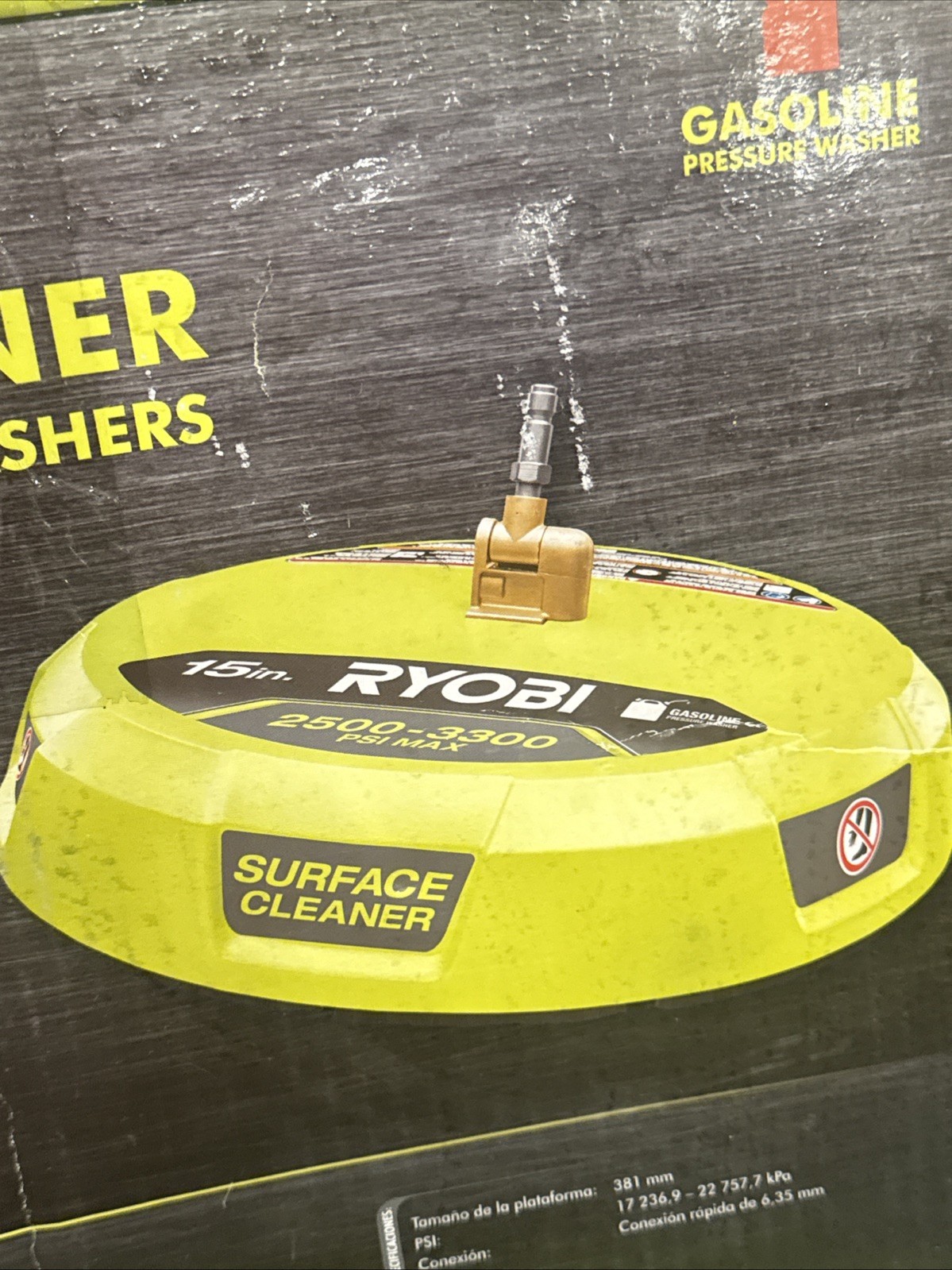 Ryobi RY31SC01 15 inch 3300PSI Surface Cleaner