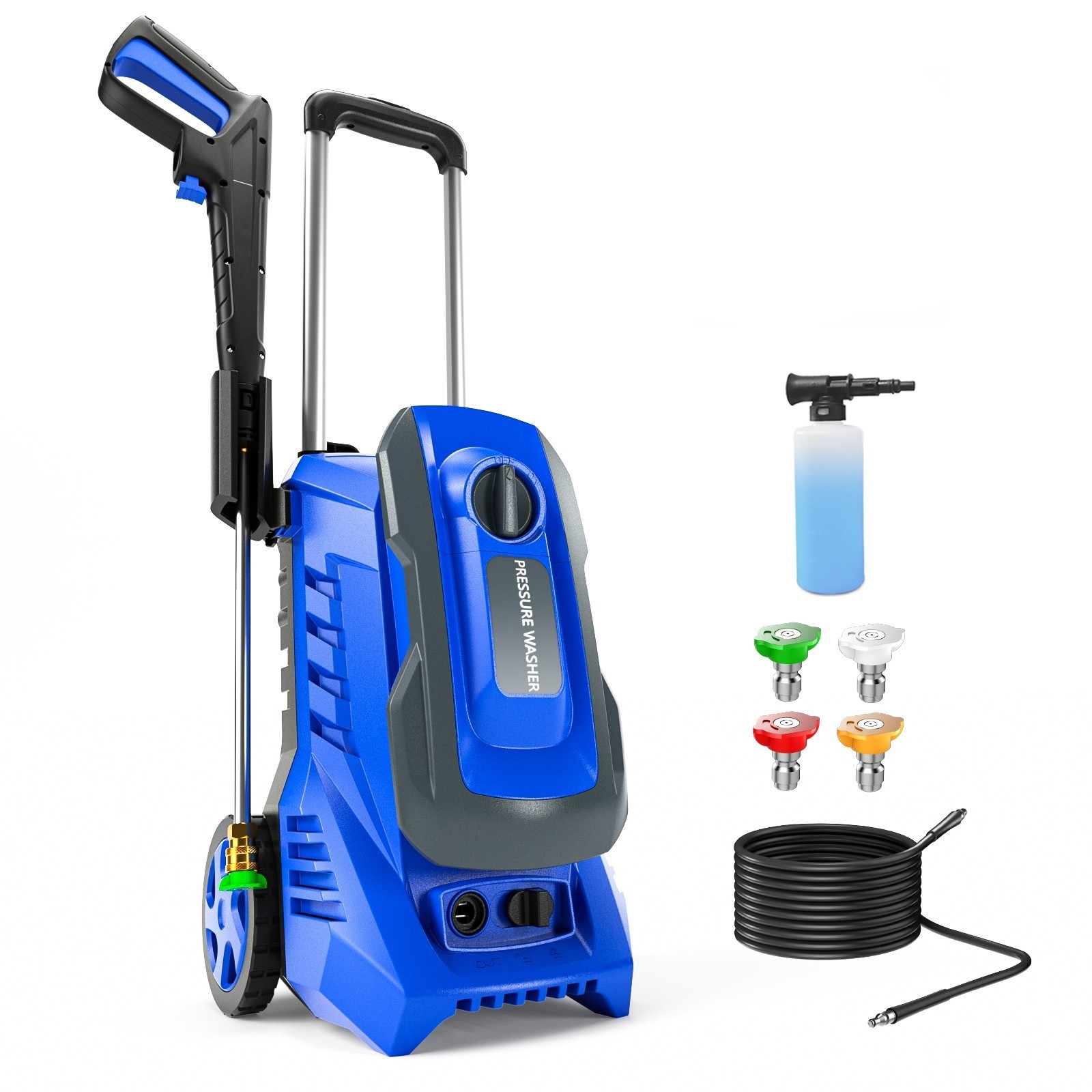4200PSI 2.5GPM High Pressure Power Washer Portable Electric Cleaner Machine