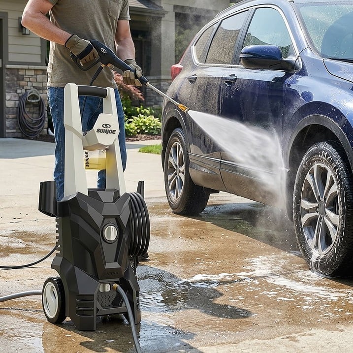 Sun Joe 2000 PSI Electric Pressure Washer 13 Amp Power Cleaner Foam Cannon