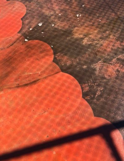 Dirty Driveway during a high pressure clean - Pressure cleaning specialist Melbourne