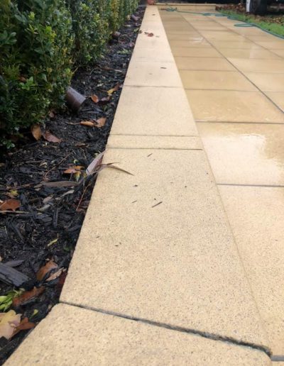 High Pressure Cleaning on pavement freshly completed - Pressure Cleaning Melbourne