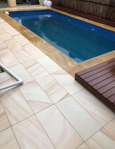 Pool tiles recently high pressure cleaned - high pressure cleaning melbourne