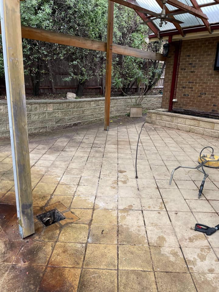 Before-High Pressure Cleaning