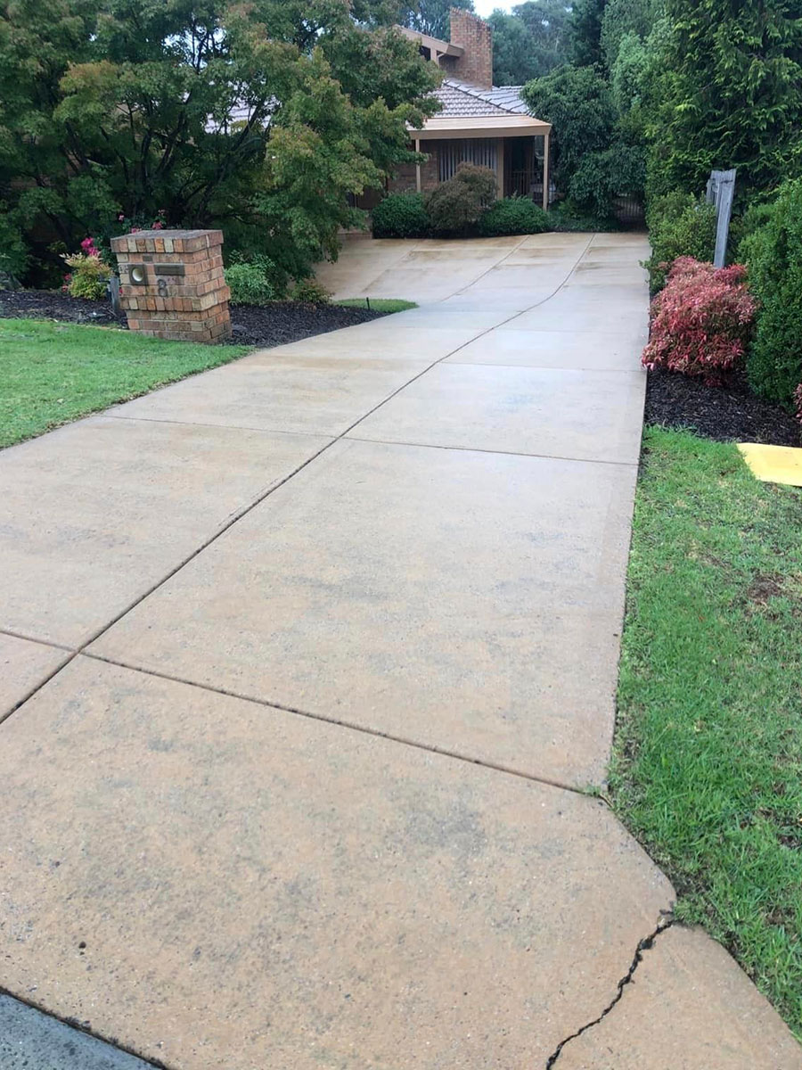 After-Driveway Clean